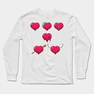 Hearts Long Sleeve T-Shirt